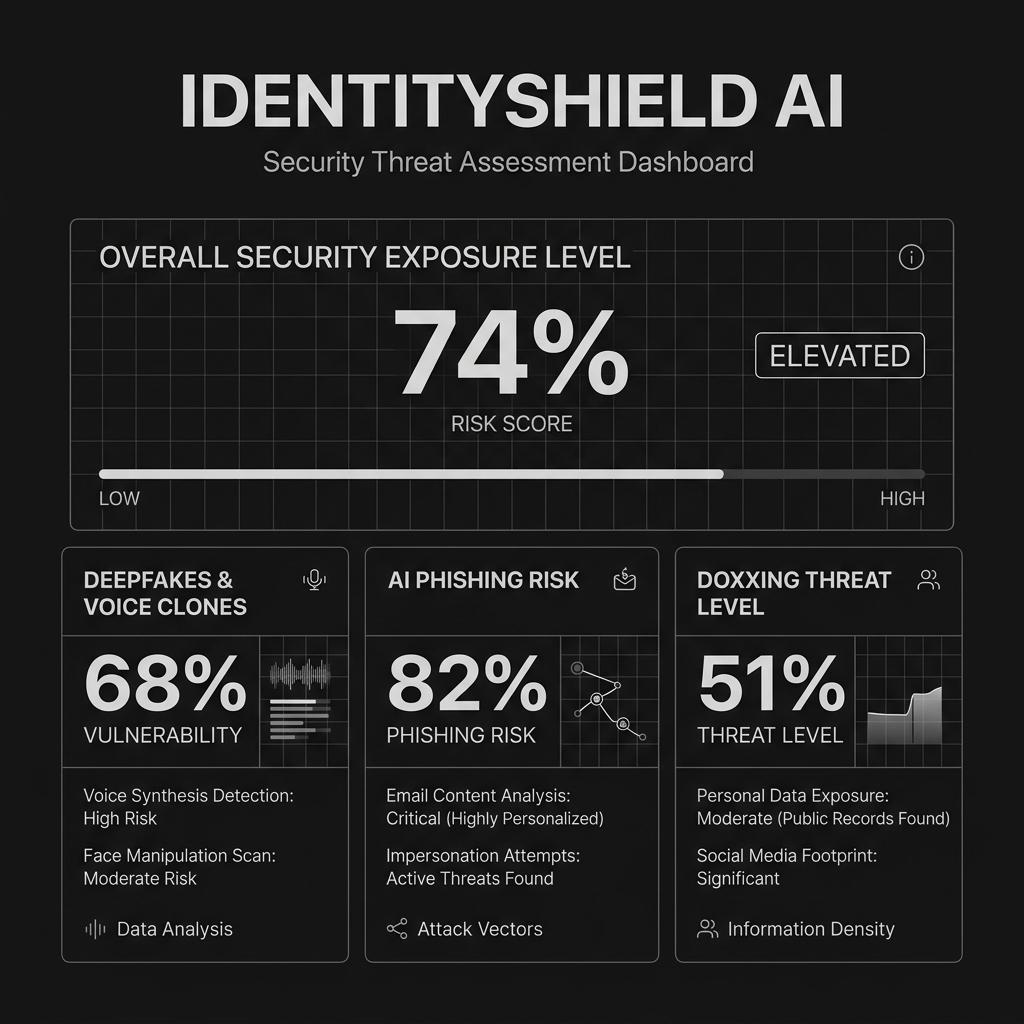 IdentityShield AI Sicherheitsplattform